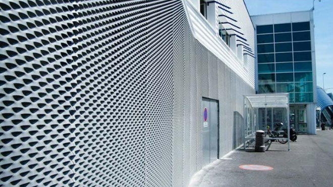 expanded metal mesh architecture