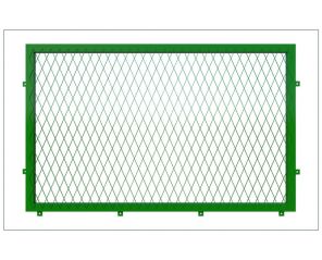 Expanded Mesh Fence